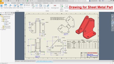 drafting sheet metal should all dimensions be on bent part|flat sheet metal design.